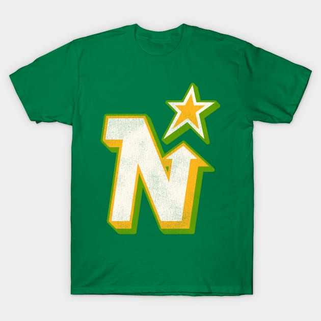 Defunct Minnesota North Stars Hockey Team T-Shirt by Defunctland